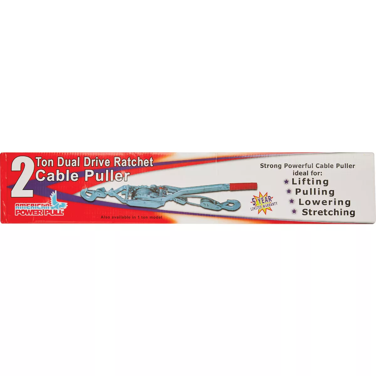American Power Pull 2-Ton 6 Ft. Cable Puller - photo 2
