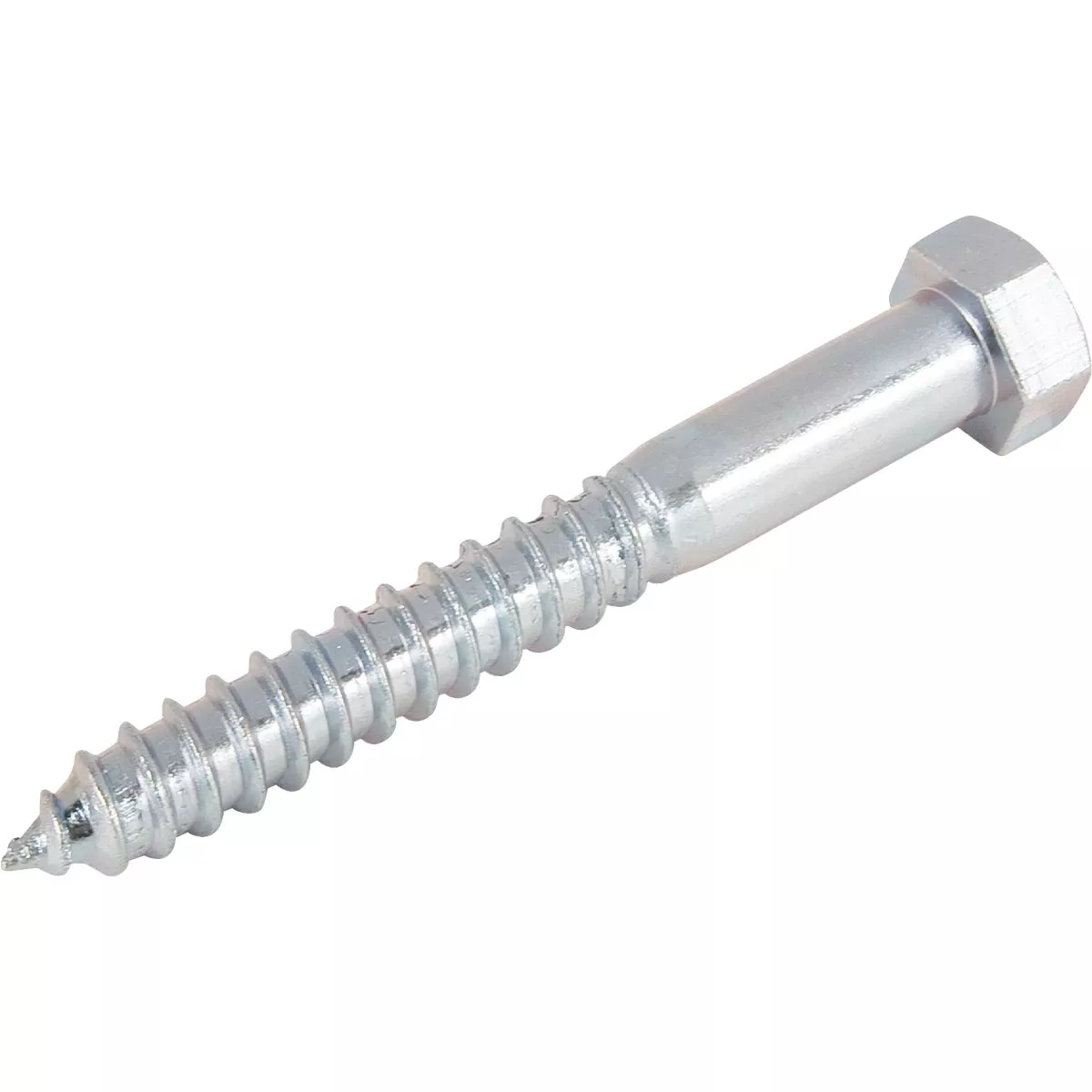 Hillman 3/8 In. x 4 In. Zinc Hex Lag Screw (50 Ct.)