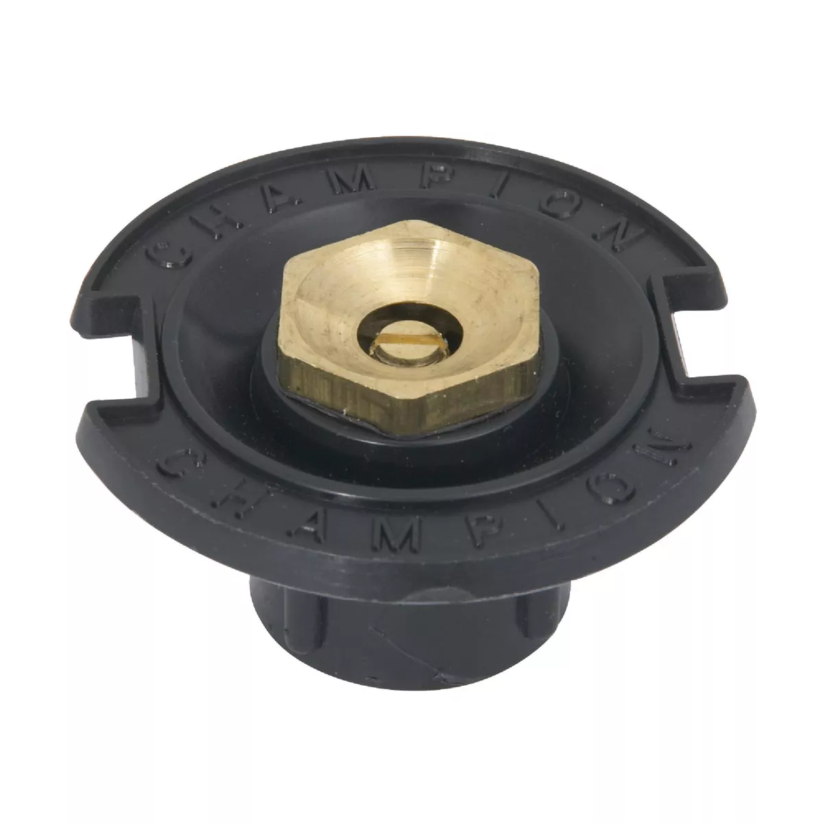 Champion Half Circle 1/2 In. FPT Deluxe Plastic Flush Head Sprinkler with Brass Nozzle