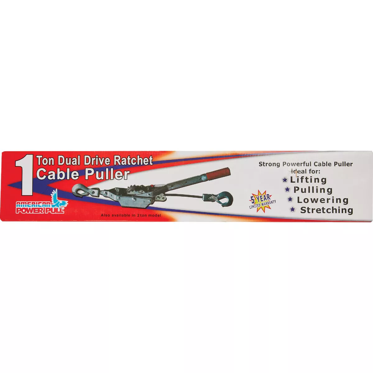 American Power Pull 1-Ton 12 Ft. Cable Puller - photo 2