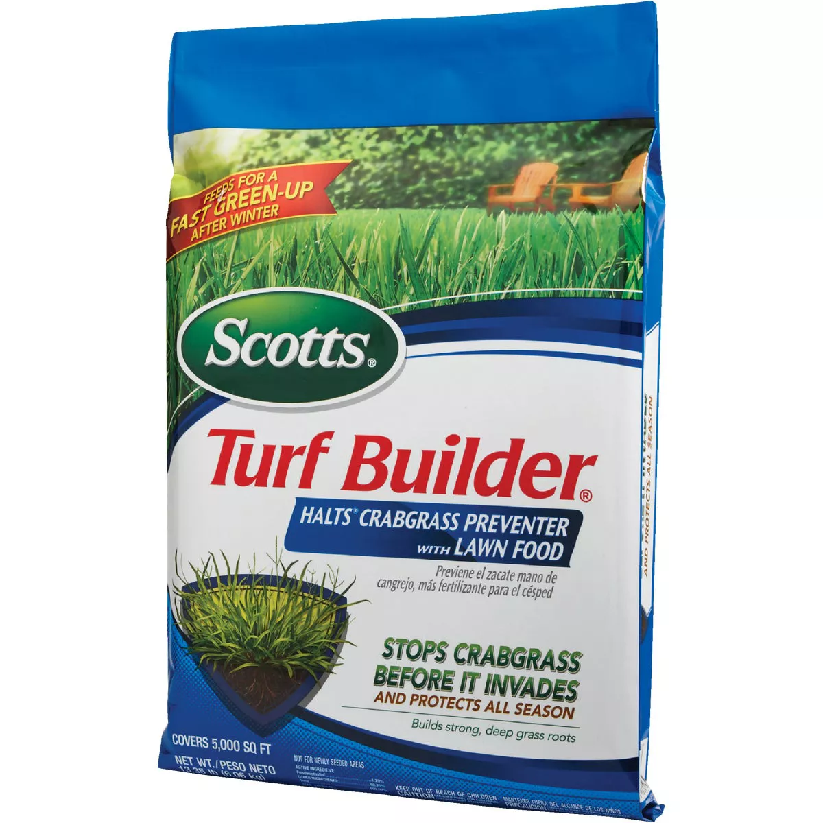 Scotts Turf Builder 13.35 Lb. 5000 Sq. Ft. Halts Crabgrass Preventer with Lawn Food - photo 10