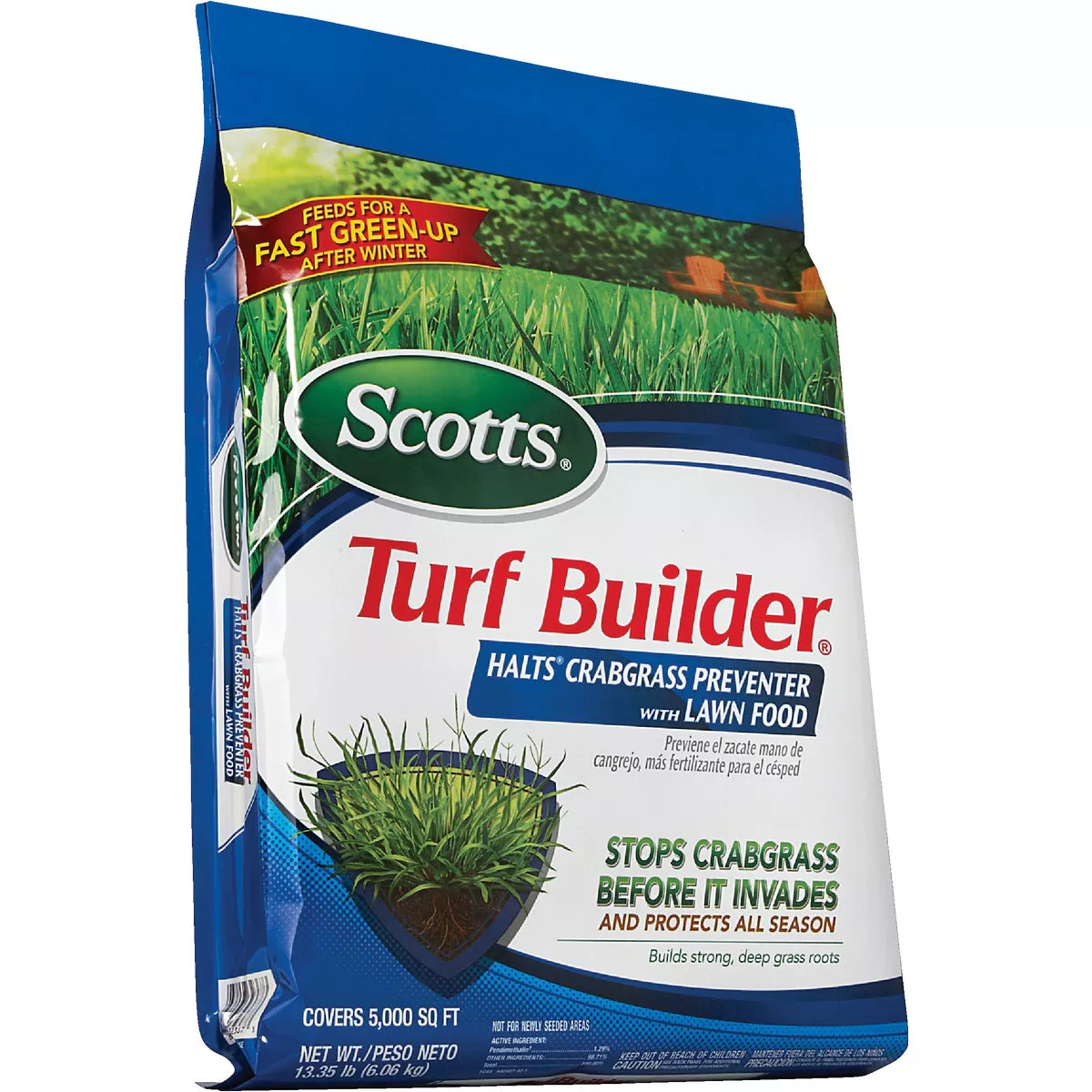 Scotts Turf Builder 13.35 Lb. 5000 Sq. Ft. Halts Crabgrass Preventer with Lawn Food - photo 11