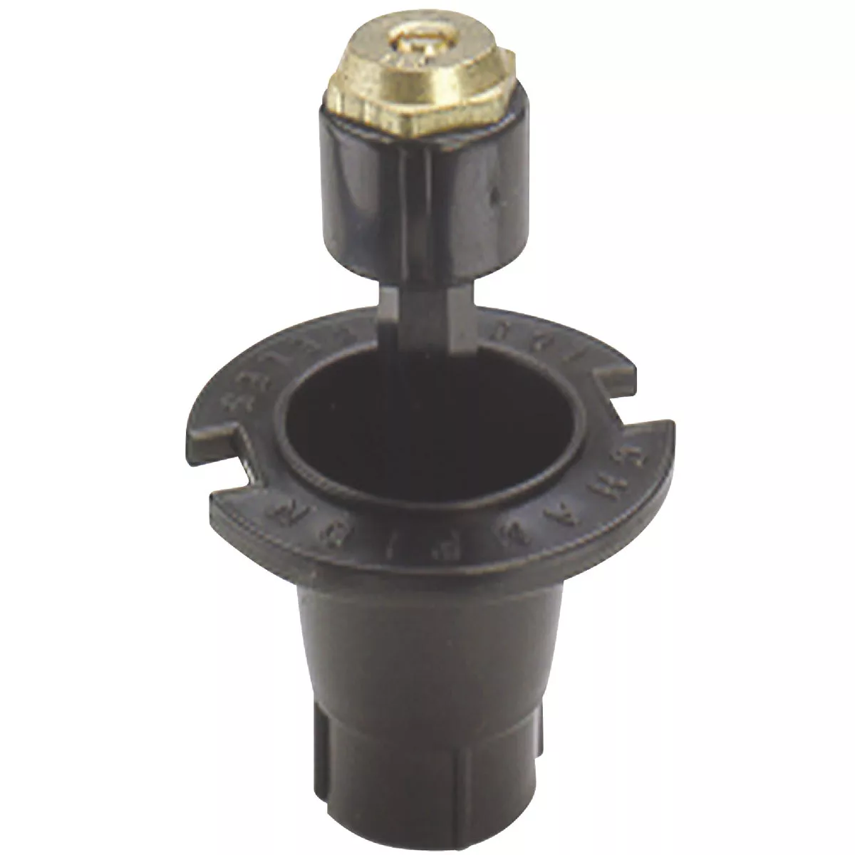 Champion 1.25 In. Half Circle Deluxe Plastic Pop-Up Sprinkler with Brass Nozzle