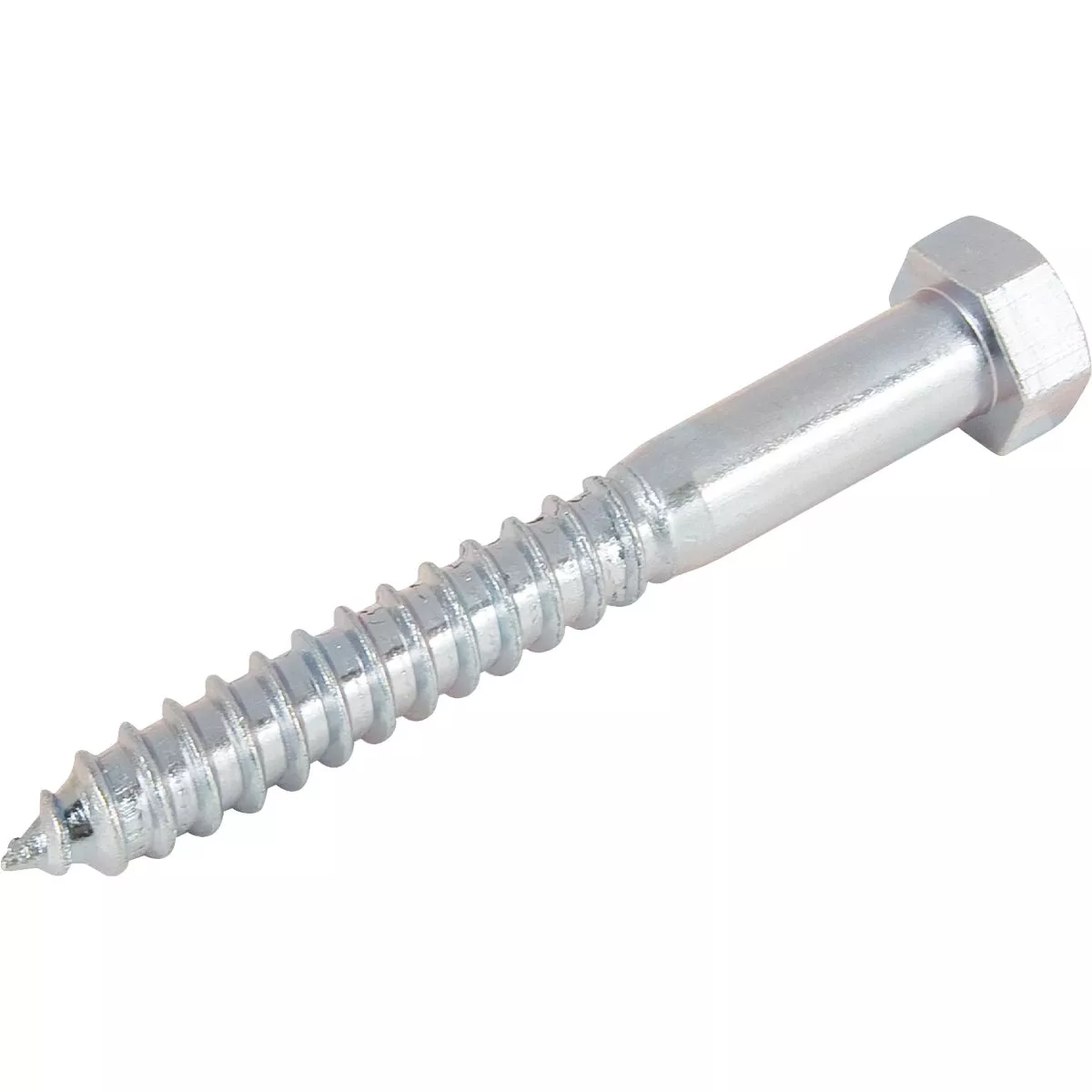 Hillman 1/2 In. x 5 In. Zinc Hex Lag Screw (25-Count)