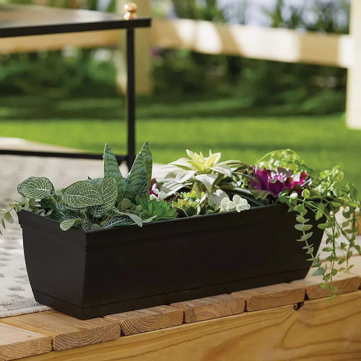 HC Companies Eclipse 24 In. Black Window Box - photo 6