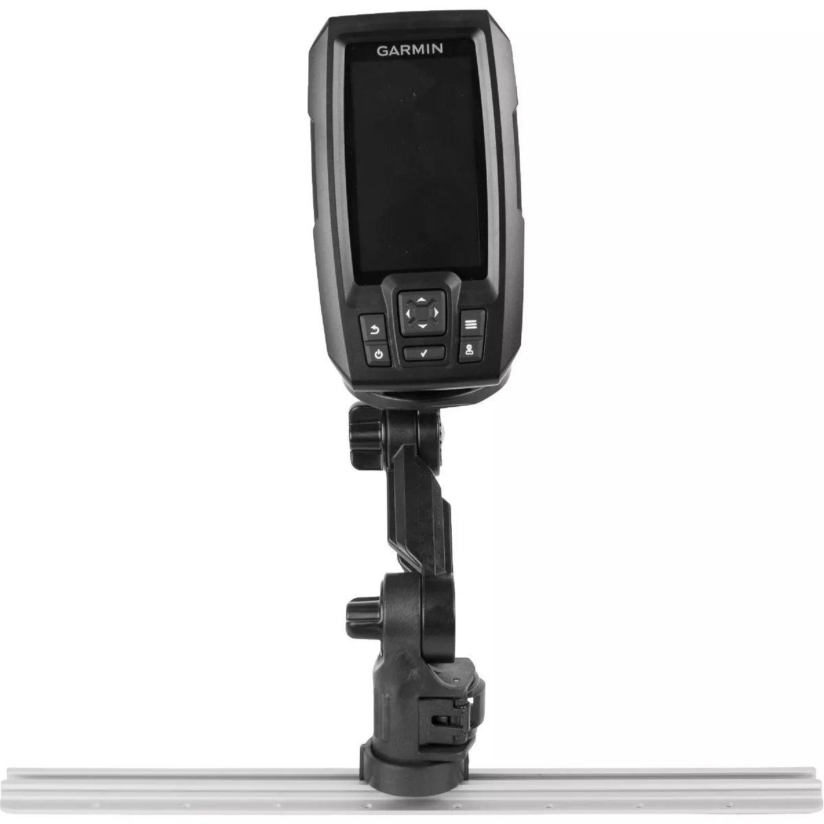 YakAttack Round Base Fish Finder Mount with Track Mounted LockNLoad Mounting System
