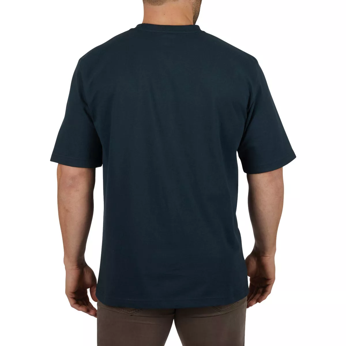 Milwaukee XL Navy Blue Short Sleeve Men's Heavy-Duty Pocket T-Shirt - photo 3