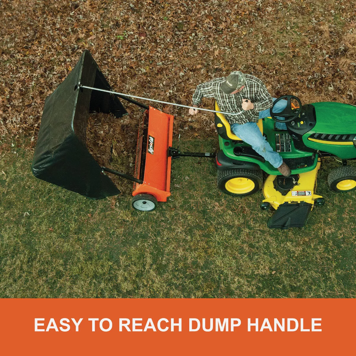 Agri-Fab 44 In. Wide Offset Steel Tow-Behind Lawn Sweeper - photo 6