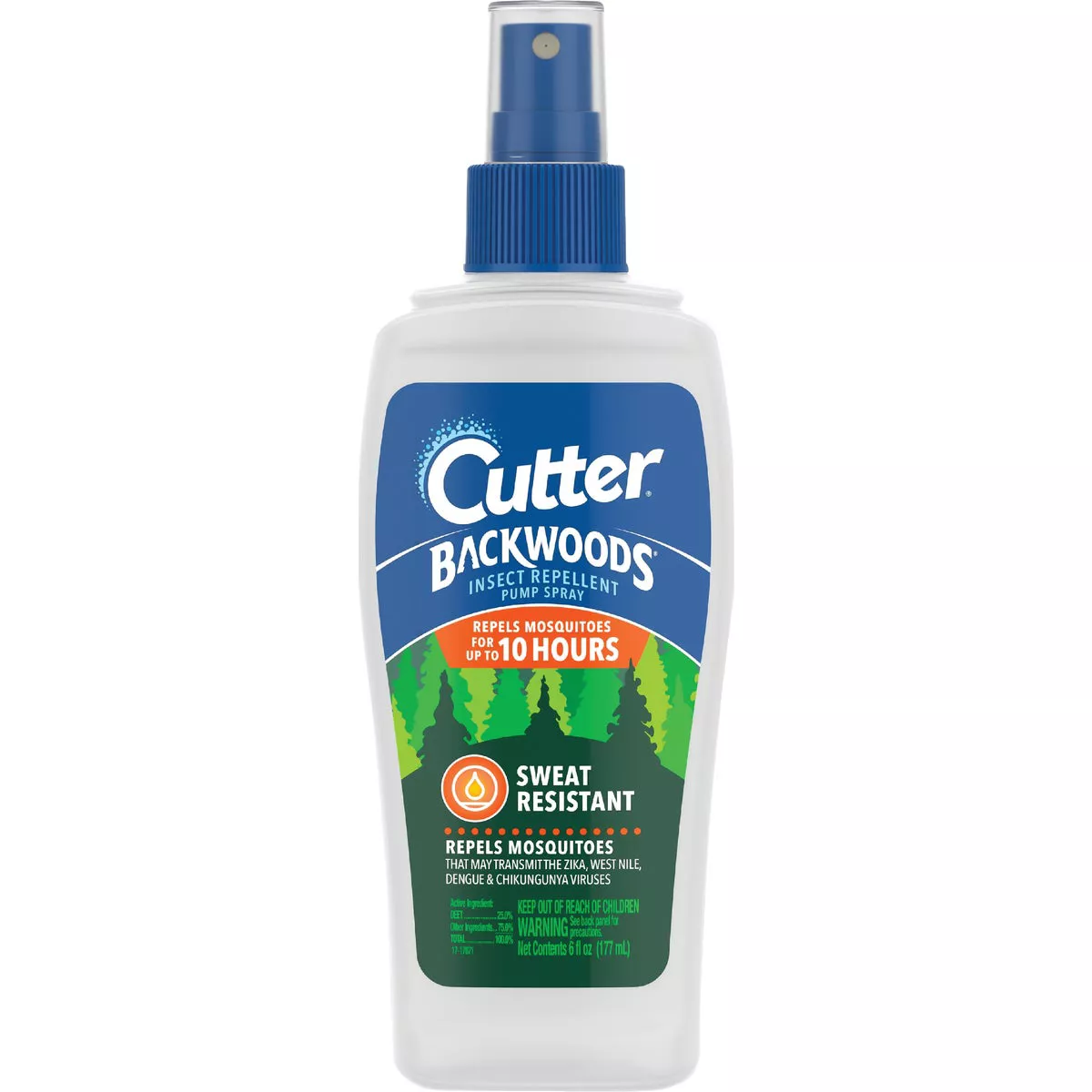 Cutter Backwoods 6 Oz. Insect Repellent Pump Spray