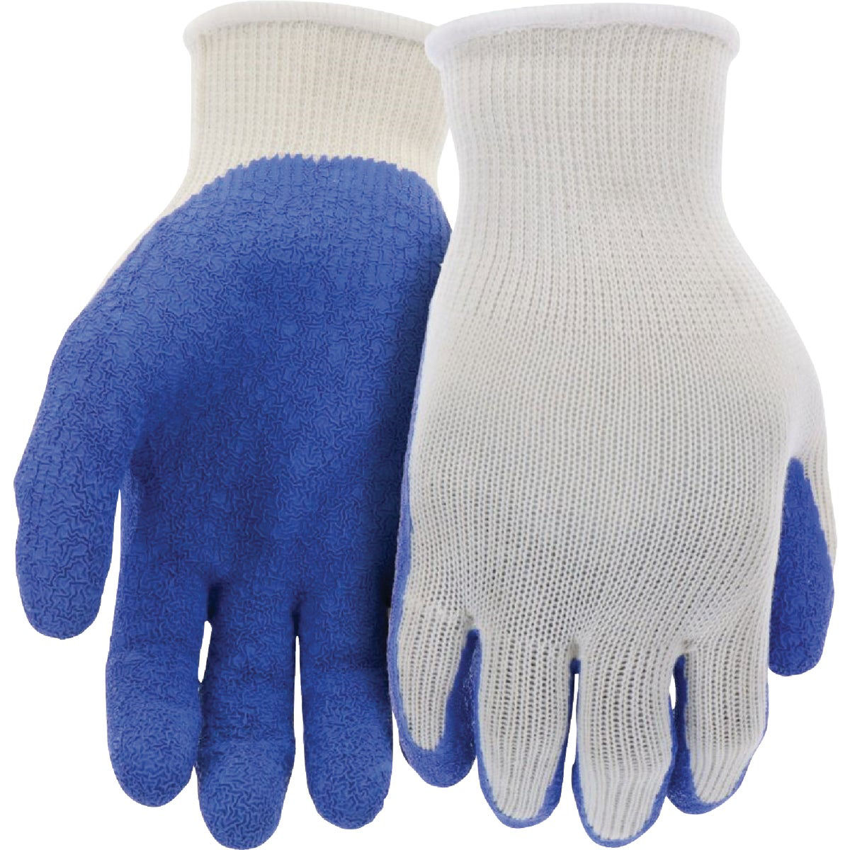 [Smooth mood] / ☆ Wool Label Gloves / BLUE Do it Best Men's Large Grip Latex Coated Glove, Blue | Do it