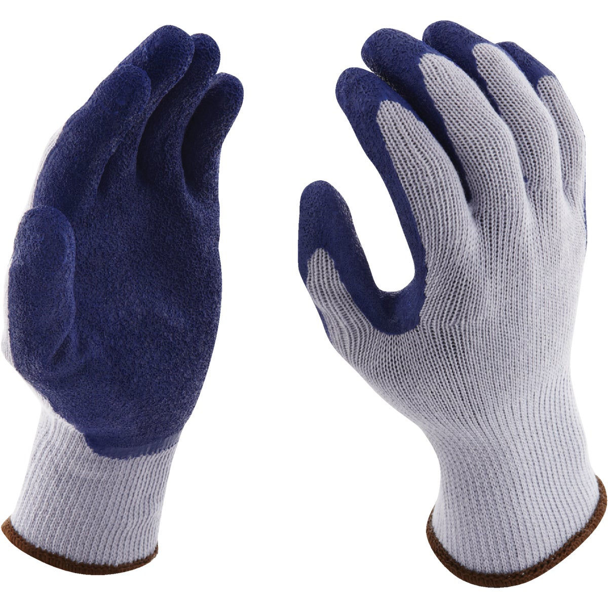 Do it Best Men's Large Grip Latex Coated Glove, Blue | Do it