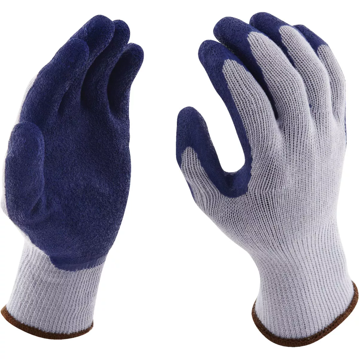 Do it Best Men's Large Grip Latex Coated Glove, Blue - photo 3