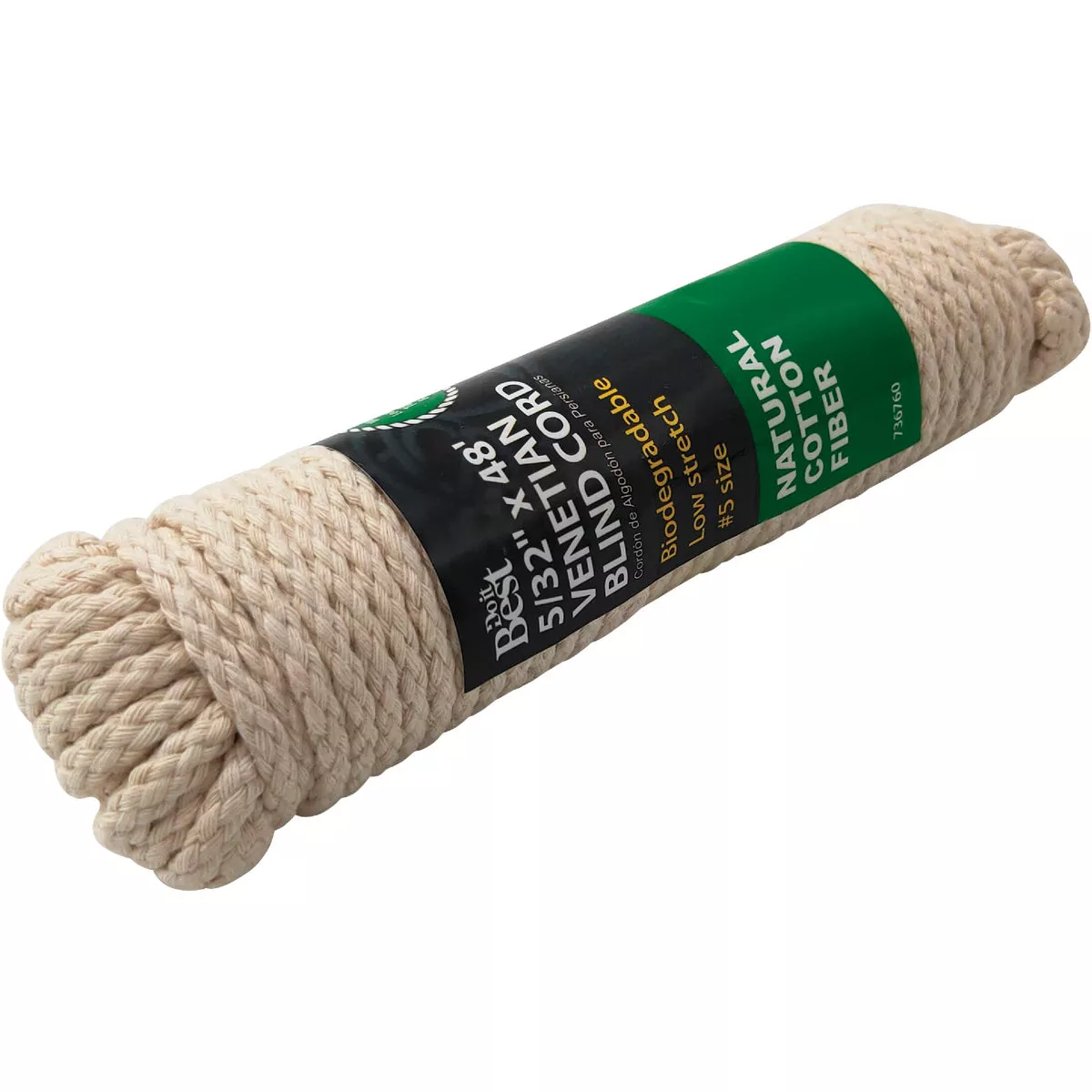 Do it Best 48 Ft. L. x 5/32 In. Diameter Cotton Fiber Venetian Blind Cord - photo 2
