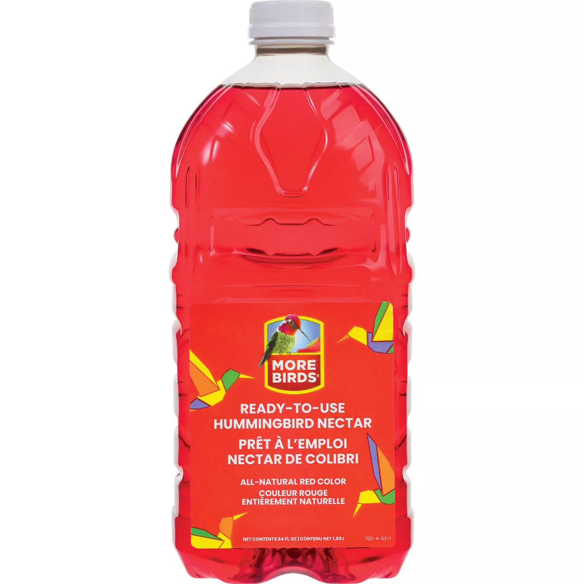 More Birds 64 Oz. Red Ready To Use Liquid Hummingbird Nectar