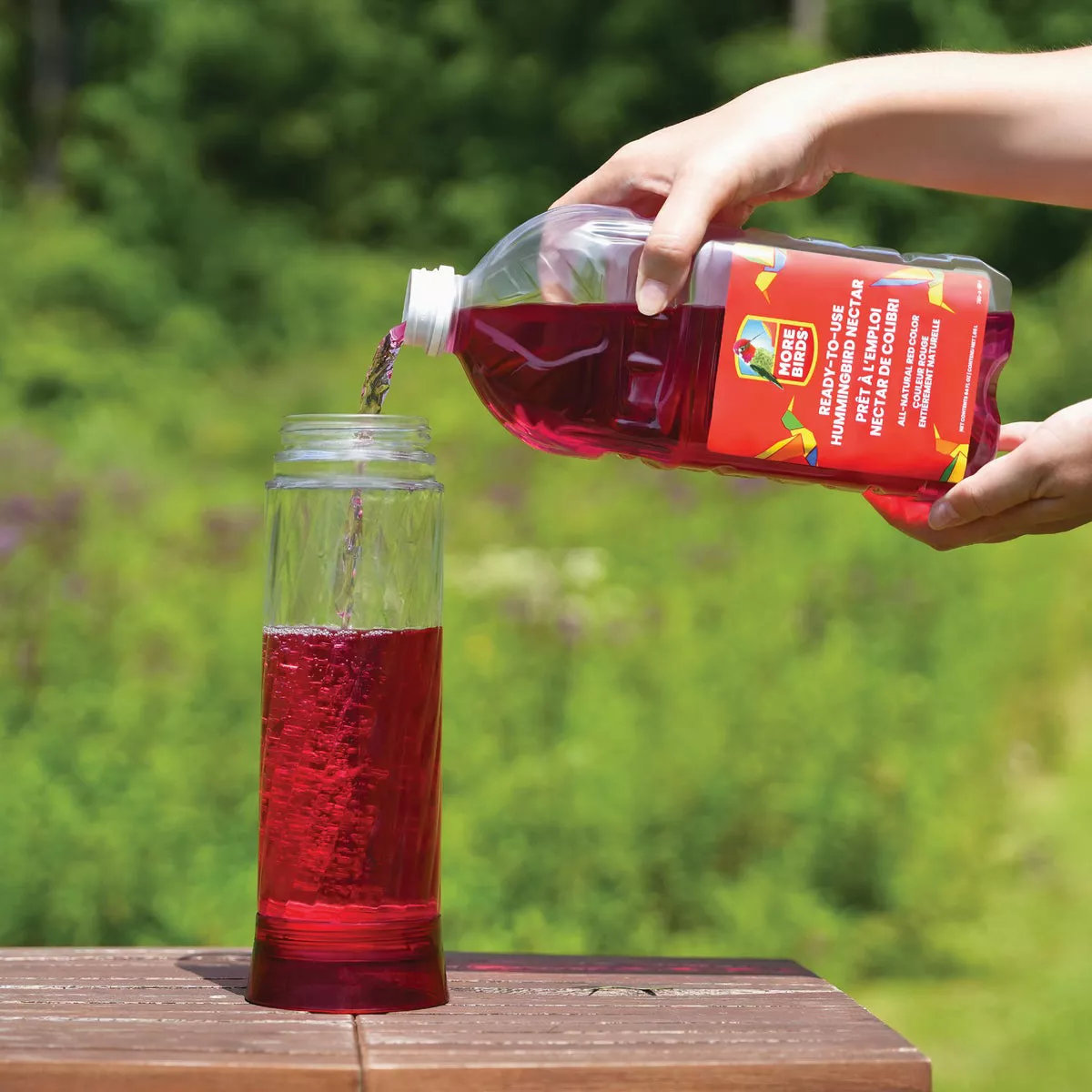 More Birds 64 Oz. Red Ready To Use Liquid Hummingbird Nectar - photo 2