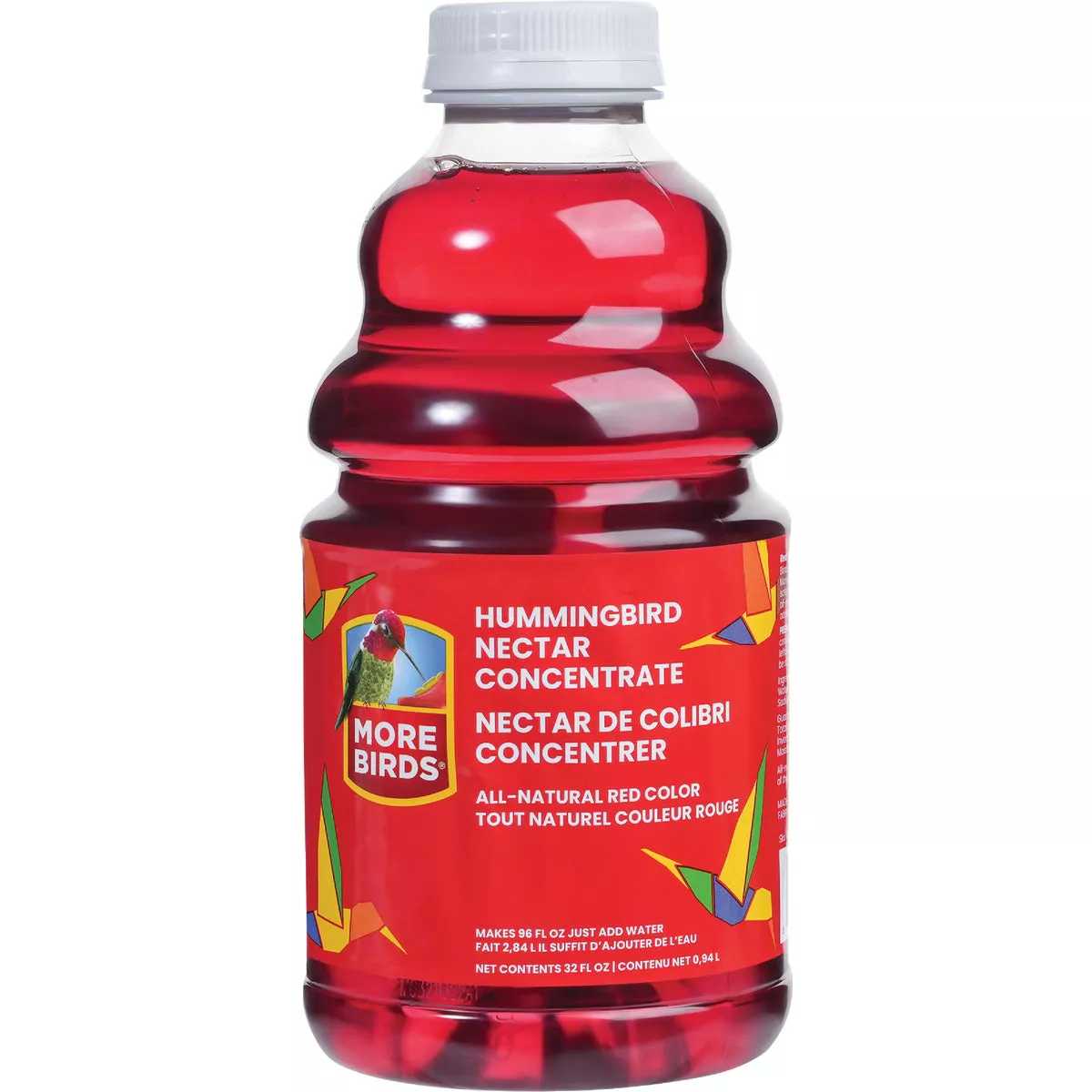 More Birds 32 Oz. Red Liquid Concentrate Hummingbird Nectar