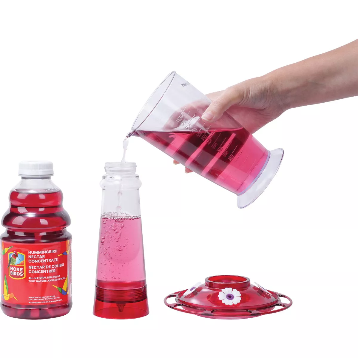 More Birds 32 Oz. Red Liquid Concentrate Hummingbird Nectar - photo 3