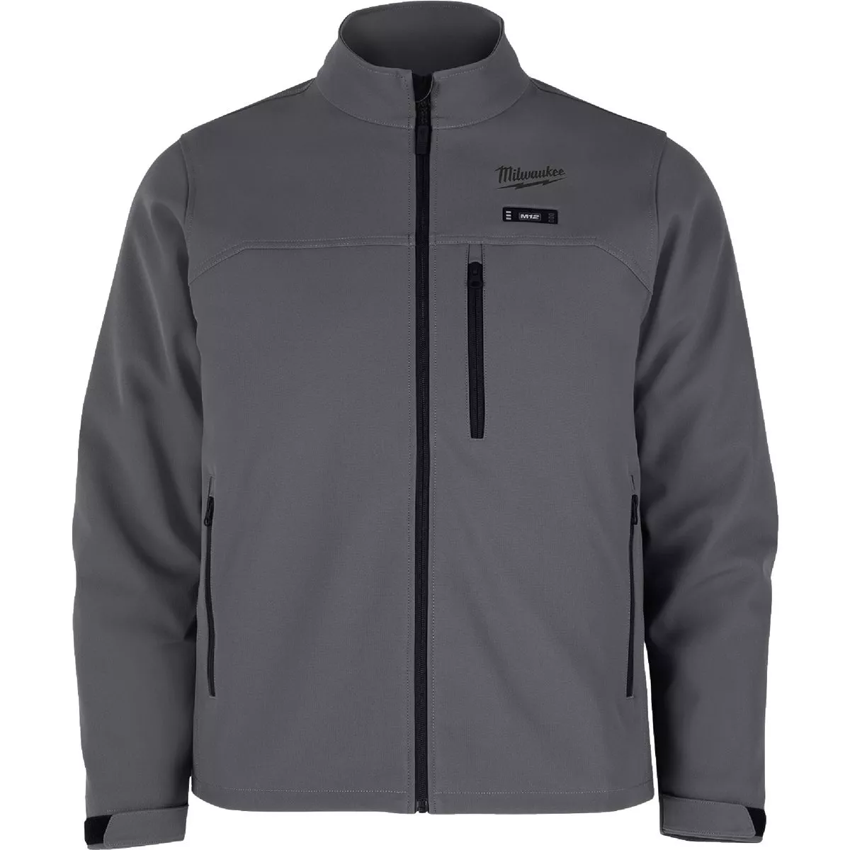 Milwaukee M12 TOUGHSHELL Men's Gray Cordless Heated Jacket, 2XL