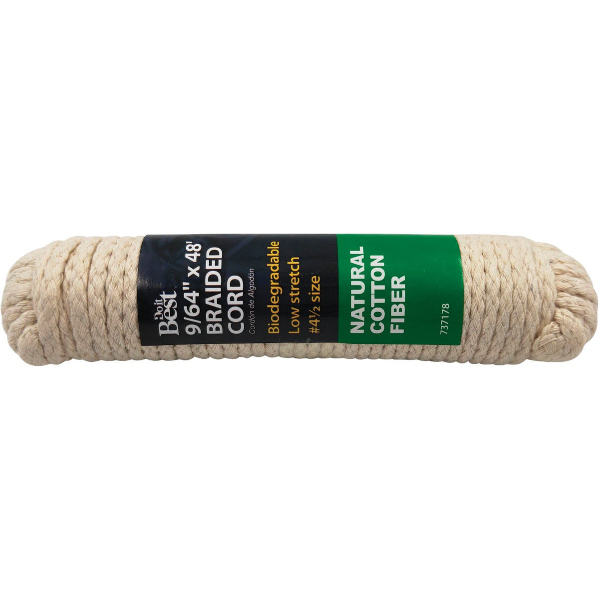 Natural | 3mm Braided Cotton Cord