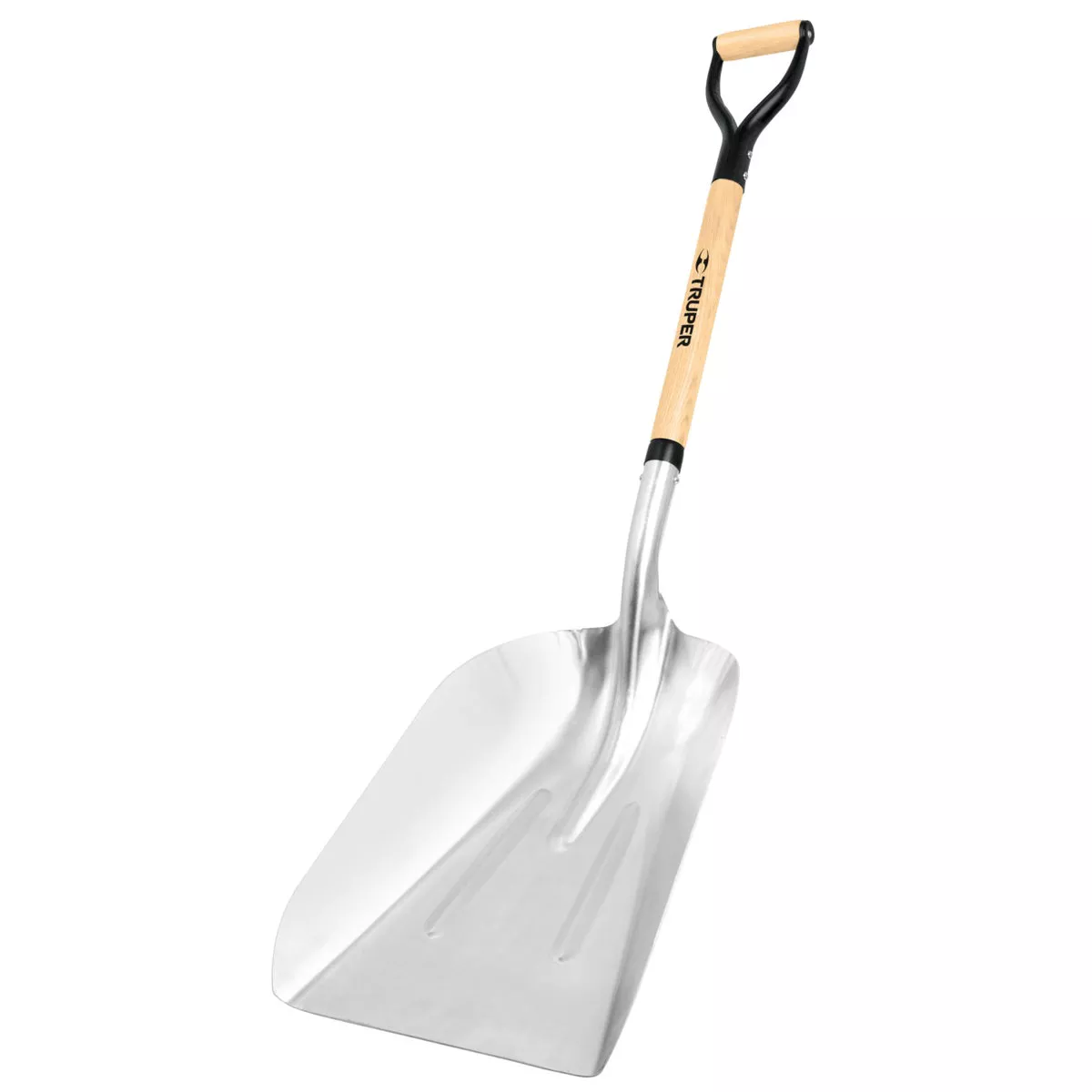 Truper Tru Pro #14 Steel 27 In. Wood D-Handle Aluminum Scoop Shovel