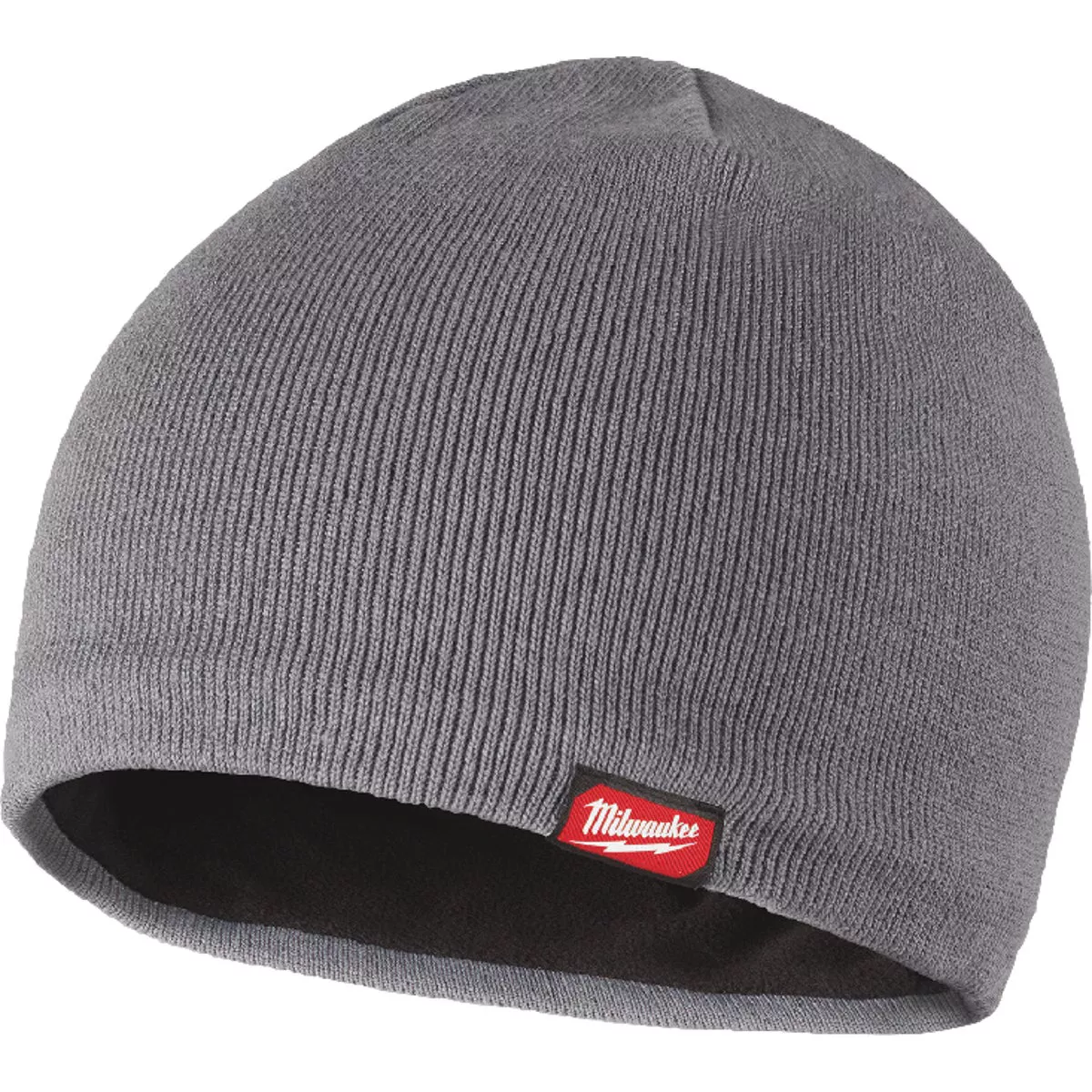 Milwaukee Gray Fleece-Lined Acrylic Beanie Sock Cap