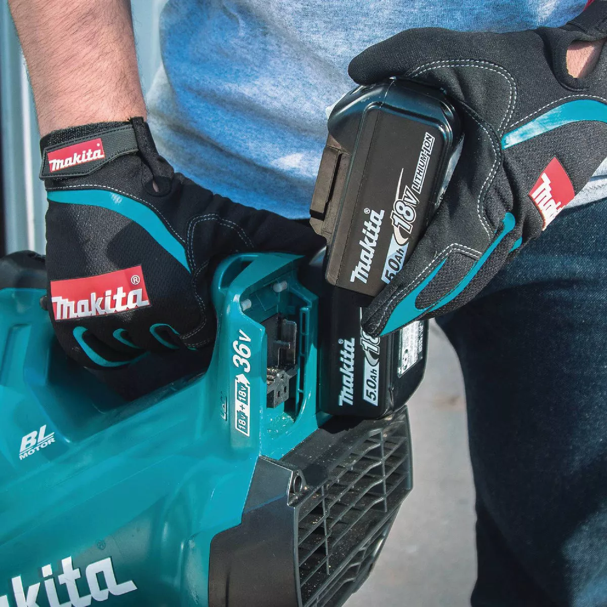 Makita 120 MPH 473 CFM 18V X2 (36V) LXT Lithium-Ion Brushless (5.0Ah) Cordless Blower Kit - photo 12