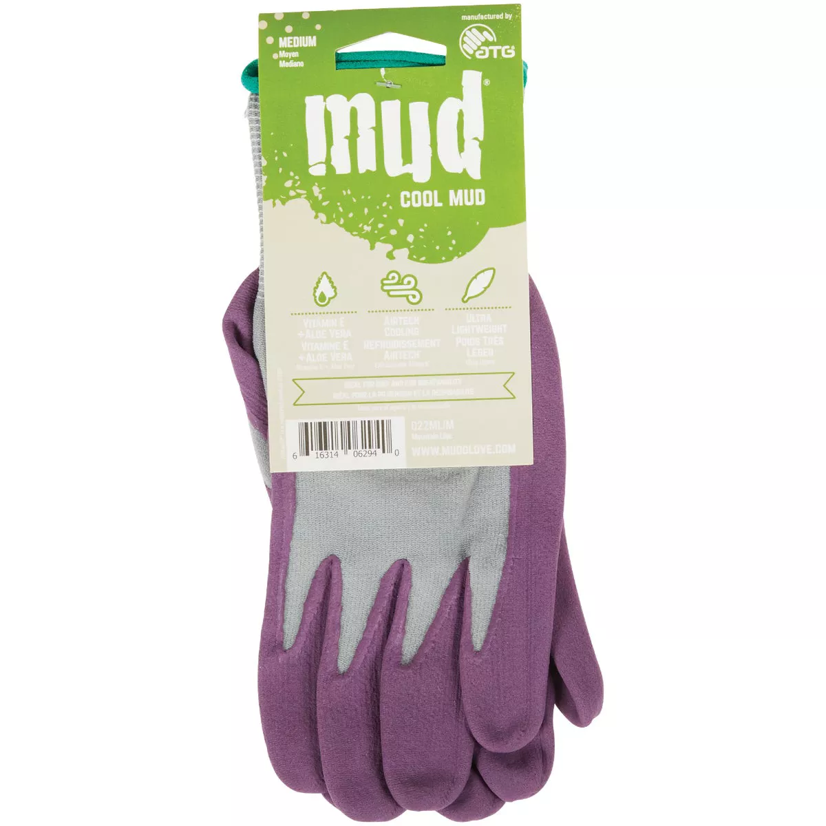 Cool Mud Women's Medium Nylon Lilac Garden Glove - photo 2