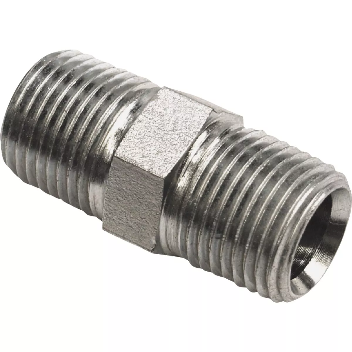 Apache 1/4 In. Male Pipe x 1/4 In. Male Pipe Hydraulic Hose Adapter