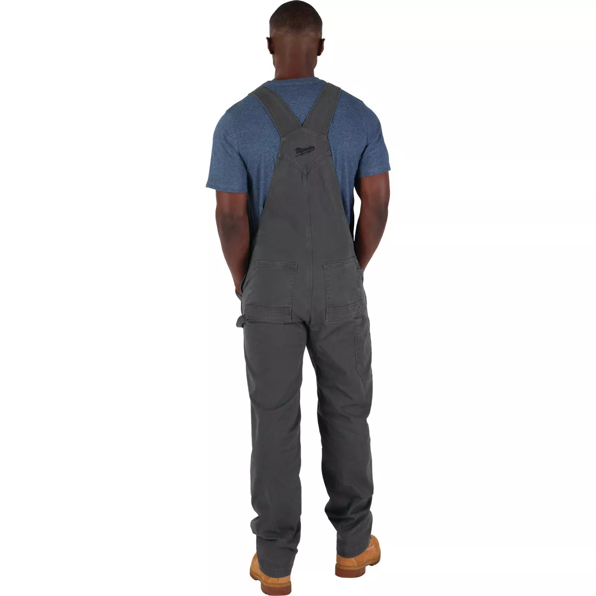 Milwaukee FREEFLEX Men's 36x30 Gray Unlined Bib Overalls - photo 4