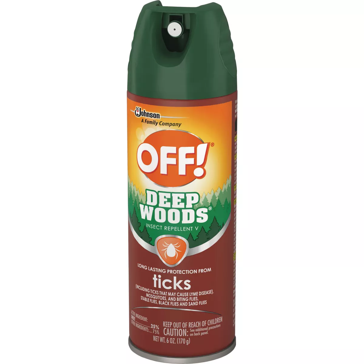 OFF! Deep Woods 6 Oz. Tick Repellent Aerosol Spray