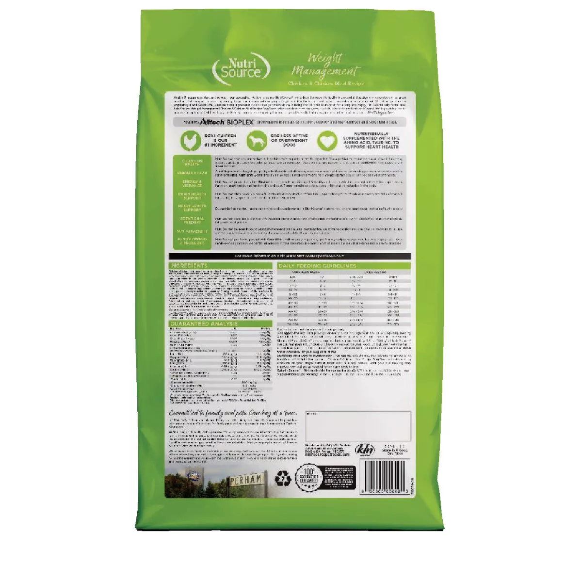 NutriSource 26 Lb. Chicken & Chicken Meal Recipe Weight Management Dog Food - photo 7