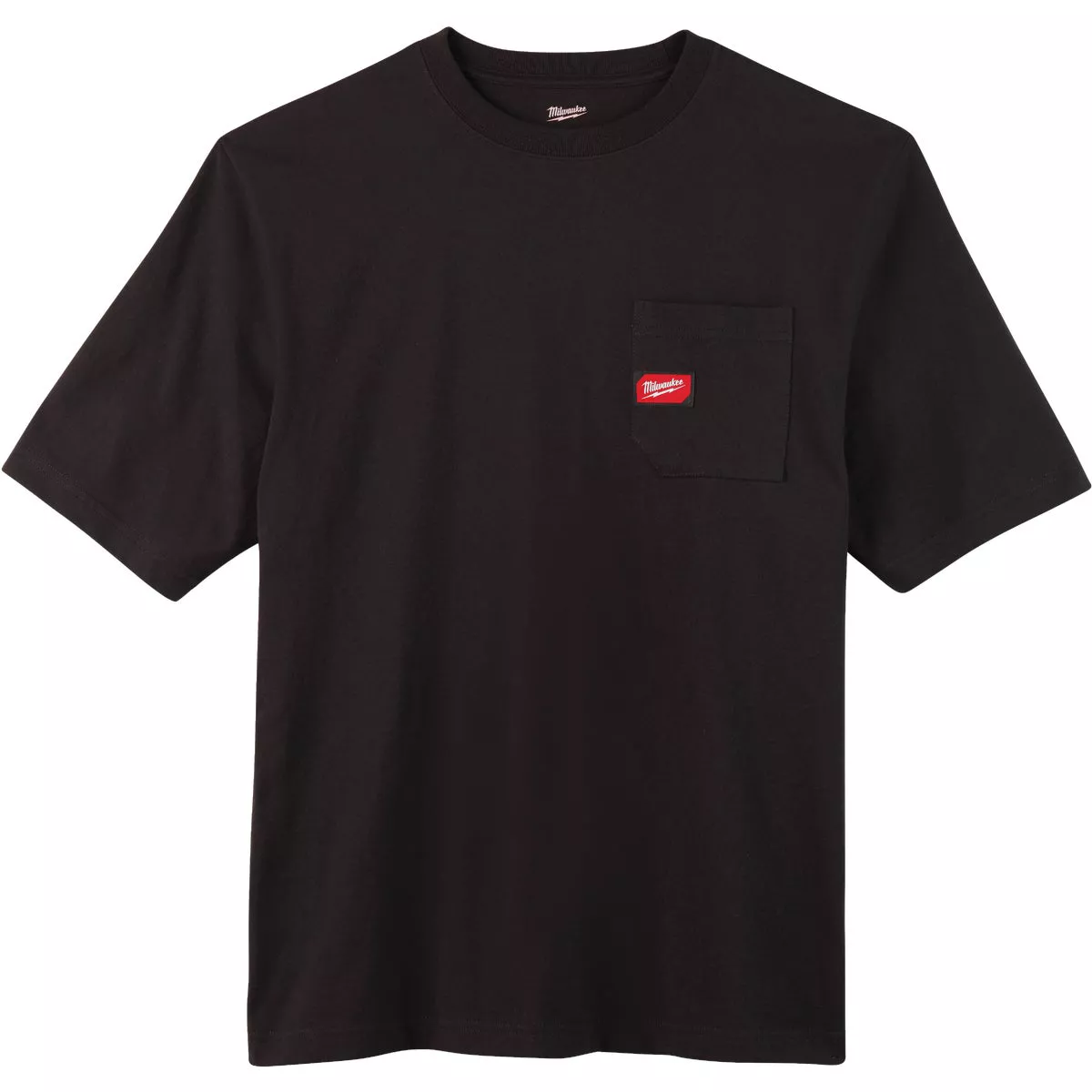 Milwaukee Medium Black Short Sleeve Men's Heavy-Duty Pocket T-Shirt - photo 2