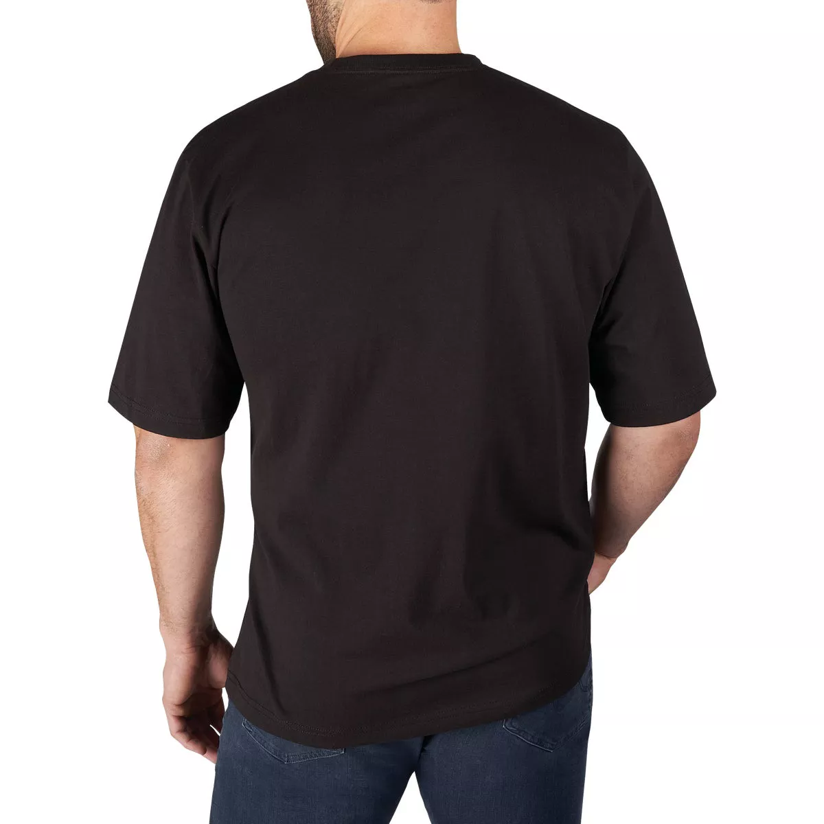 Milwaukee Medium Black Short Sleeve Men's Heavy-Duty Pocket T-Shirt - photo 3