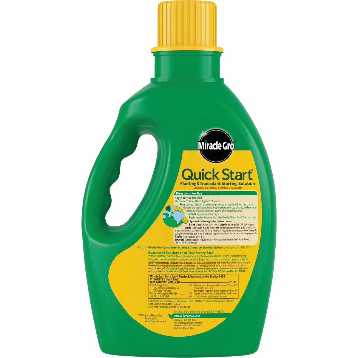 Miracle-Gro Quick Start 48 Oz. Liquid Planting & Transplant Starting Solution - photo 2