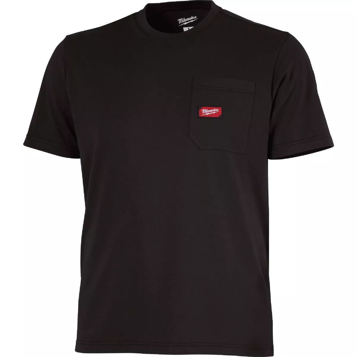 Milwaukee GridIron XL Black Short Sleeve Heavy-Duty Pocket T-Shirt