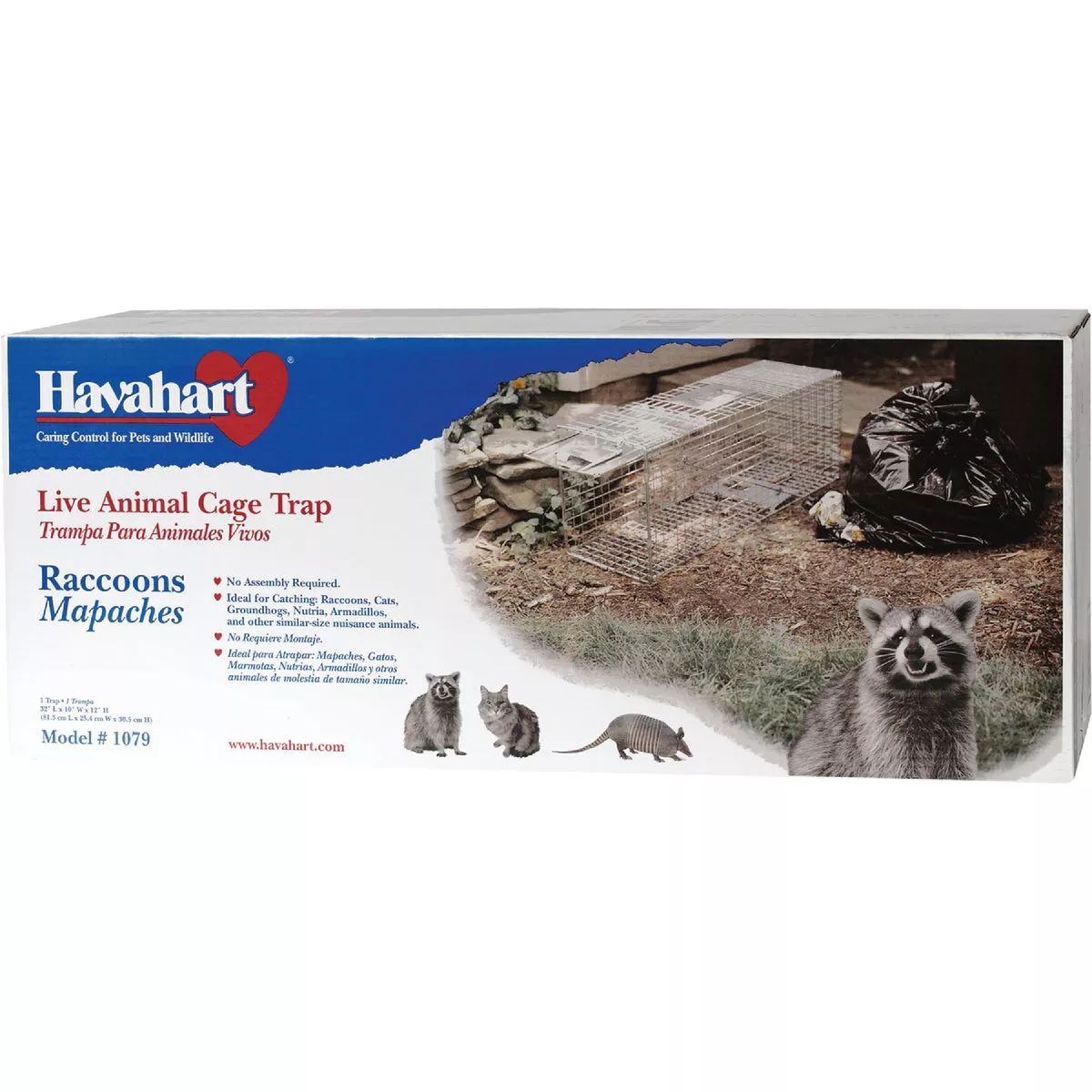 Havahart Professional Galvanized Steel 32 In. Large Live Animal Trap - photo 2
