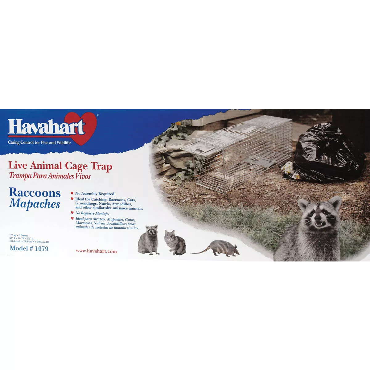 Havahart Professional Galvanized Steel 32 In. Large Live Animal Trap - photo 3