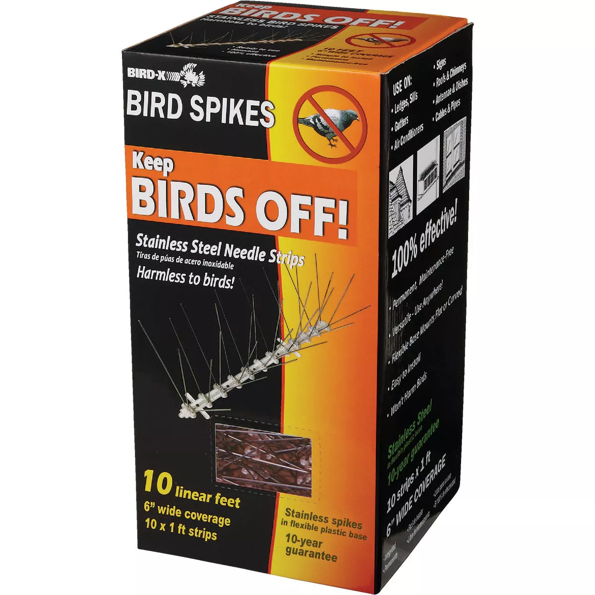 Bird X Stainless Steel 10 Ft. L. Bird Control Spikes - photo 4