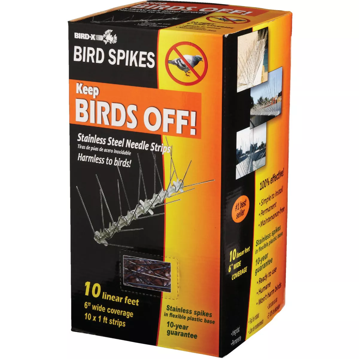 Bird X Stainless Steel 10 Ft. L. Bird Control Spikes - photo 6