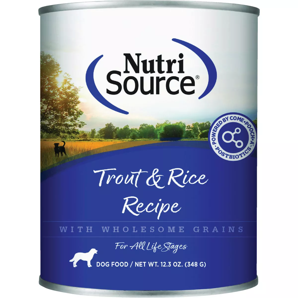 NutriSource 12.3 Oz. Trout & Rice Recipe Wet Dog Food