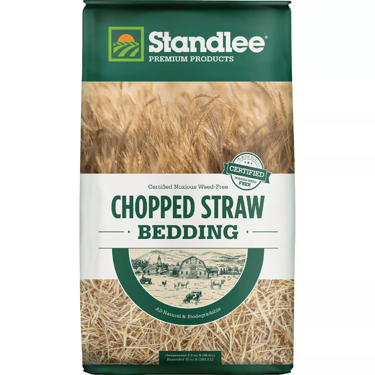 Standlee Premium Western Forage 25 Lb. Certified Chopped Straw