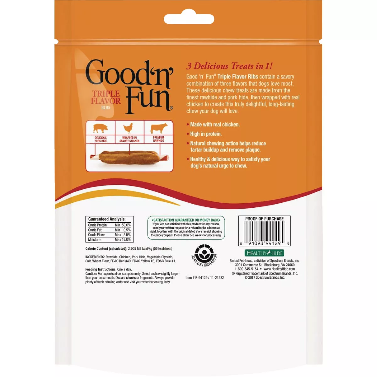 Good 'N' Fun Triple Flavor Rib 12 Oz. Dog Snack | True Value Hardware