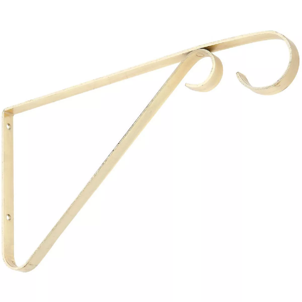 National Hardware 9 In. Brass Steel Hanging Plant Bracket