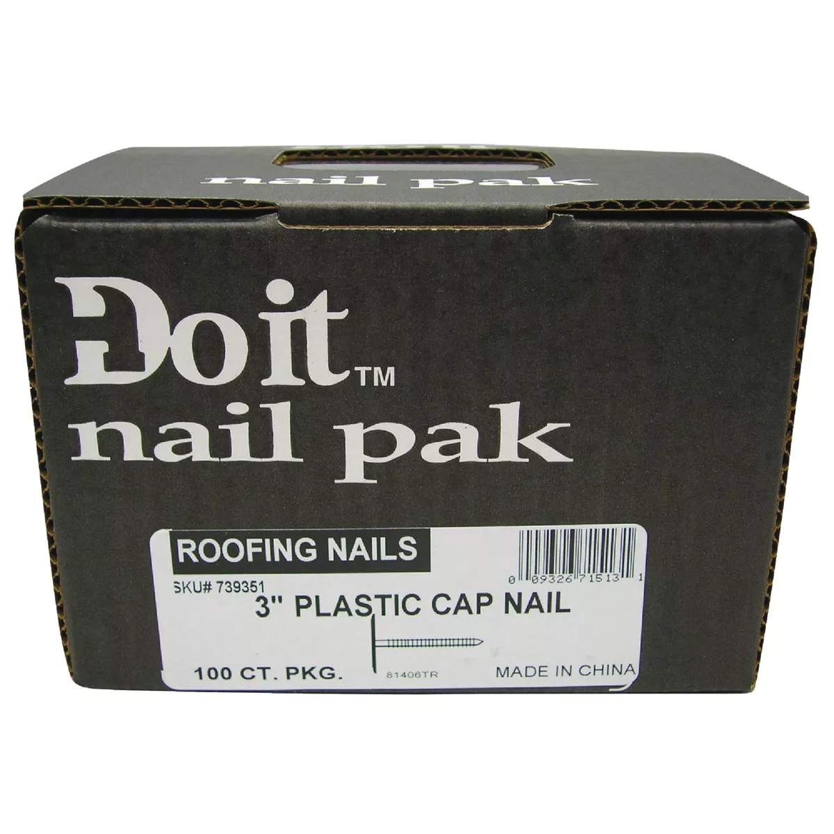 Do it 3 In. 11 ga Electrogalvanized Cap Nails (100 Ct., 1 Lb.) - photo 2