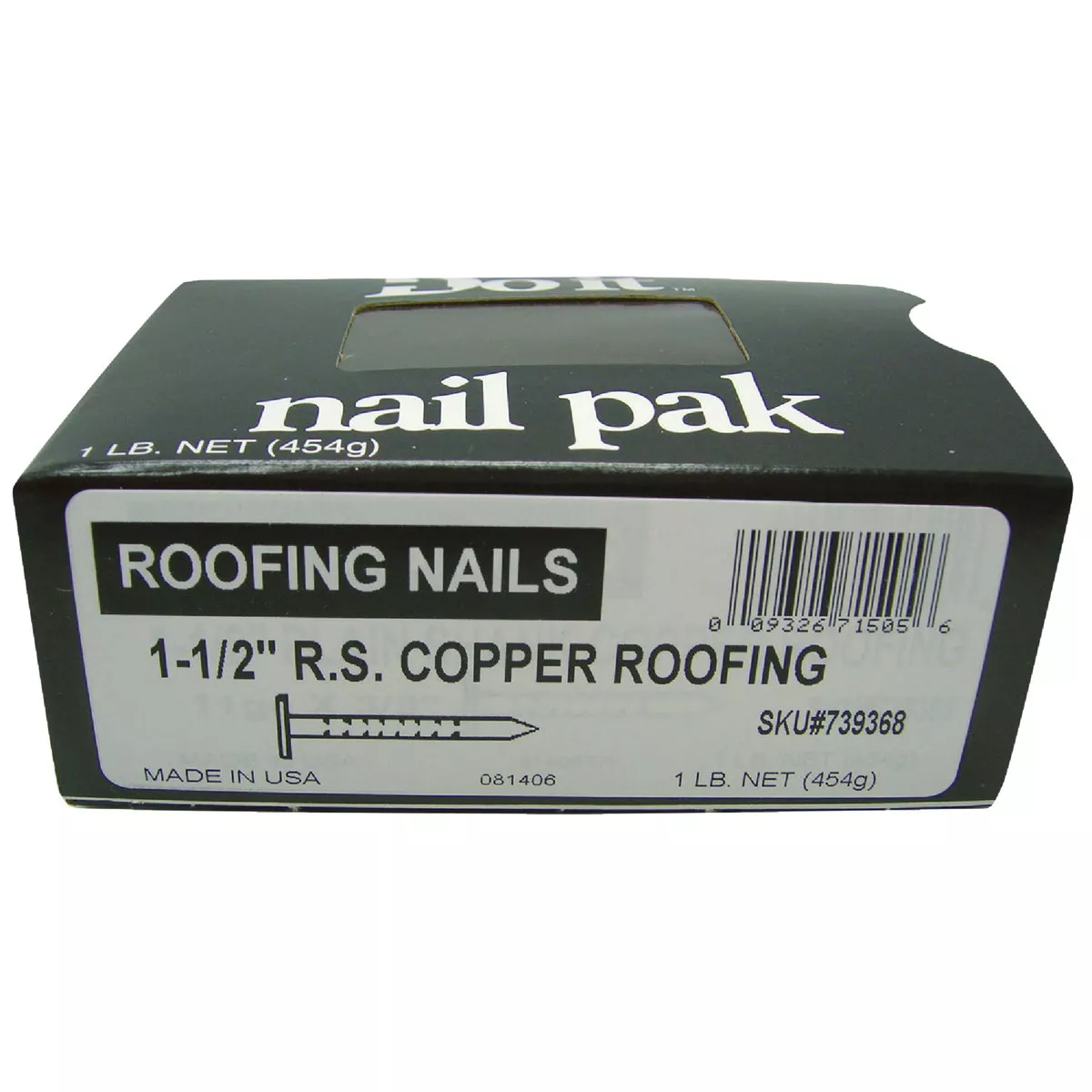 Do it 1-1/2 In. 11 ga Copper Roofing Nails (155 Ct., 1 Lb.) - photo 2