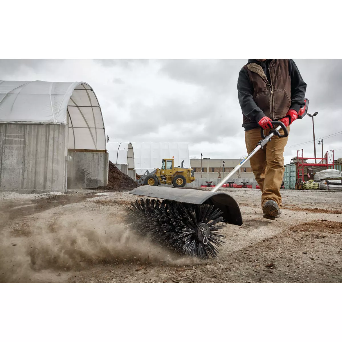 Milwaukee M18 FUEL Bristle Brush Attachment for QUIK-LOK Attachment System - photo 3