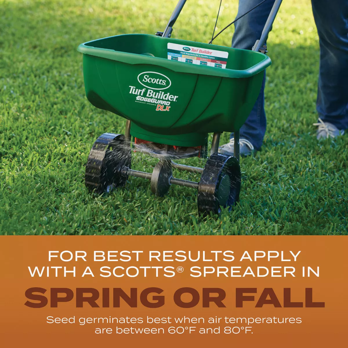 Scotts Turf Builder 2.4 Lb. 200 Sq. Ft. High Traffic Mix Grass Seed, Fertilizer, and Soil Improver Combination - photo 5