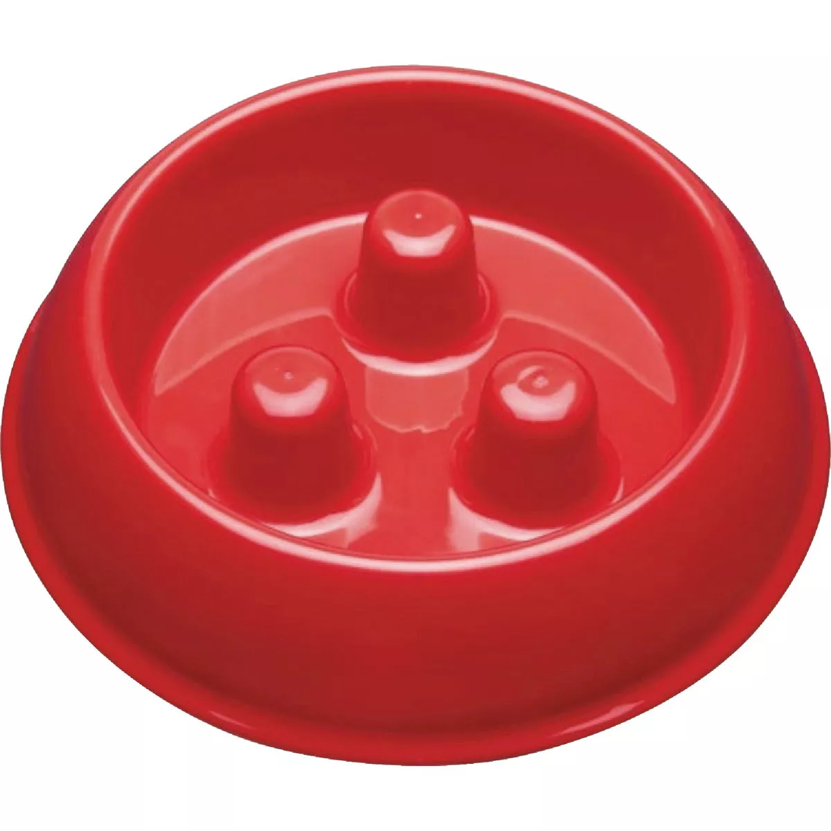 Boss Pet Pro Select 12 Oz. Red Plastic Slow Feeder Bowl