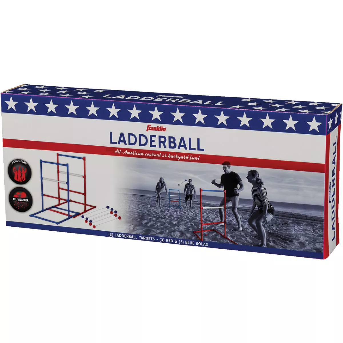 Franklin USA Red, White, & Blue Ladderball Backyard Game - photo 2