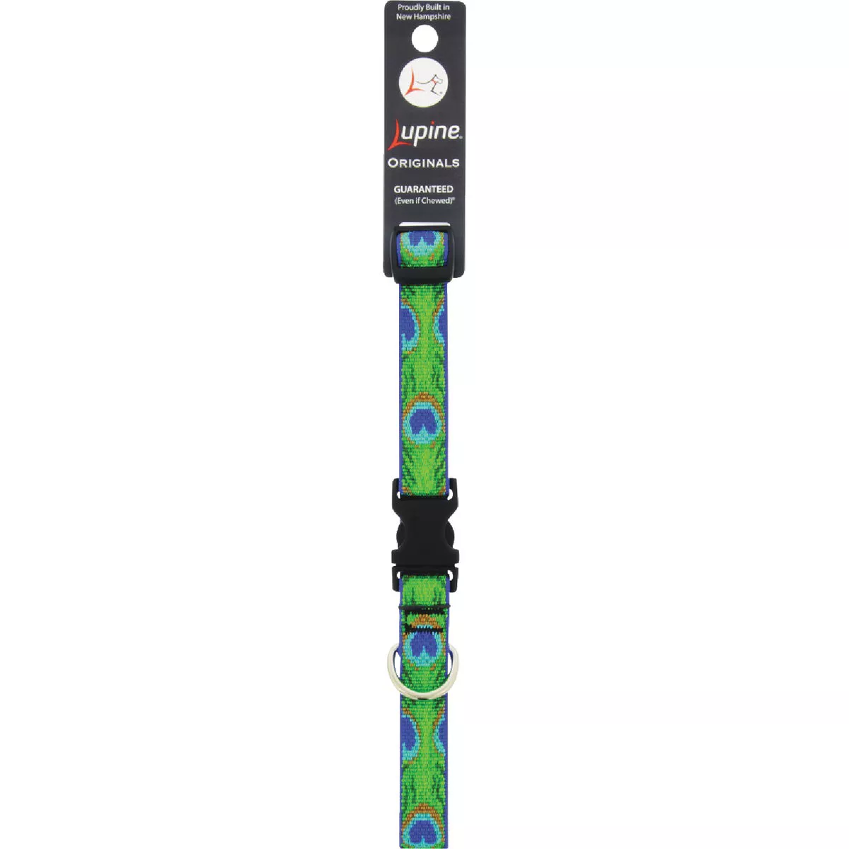 Lupine 3/4 In. Woven Pattern Tail Feather 13 In. to 22 In. Adjustable Collar